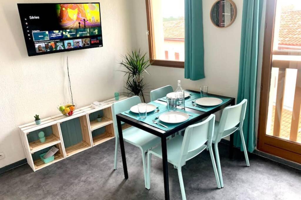 Parking Fibre Netflix Balcon Surfrack Lejlighed Biarritz Eksteriør billede