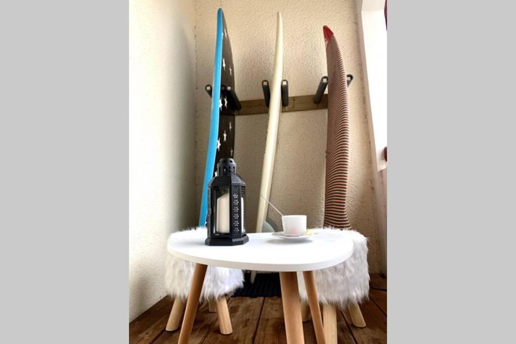 Parking Fibre Netflix Balcon Surfrack Lejlighed Biarritz Eksteriør billede